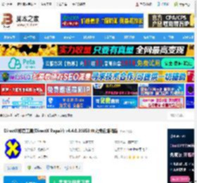 DirectX下载 DirectX修复工具(DirectX Repair) v4.4.0.36953 中文绿色增强版 下载-<strong>脚本</strong>之家