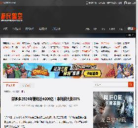拼多多2024年营收近4000亿！净利润大涨80% _ 游民星空 GamerSky.com